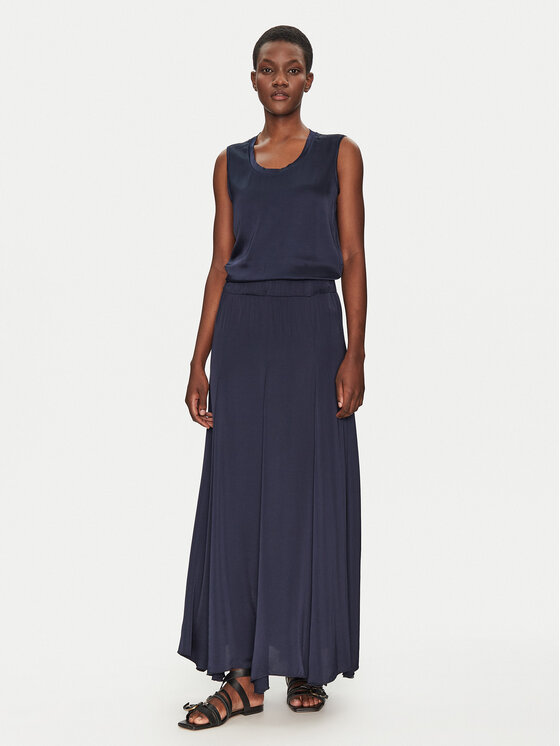 ViCOLO ViCOLO Maxi szoknya TD0004 Sötétkék Regular Fit