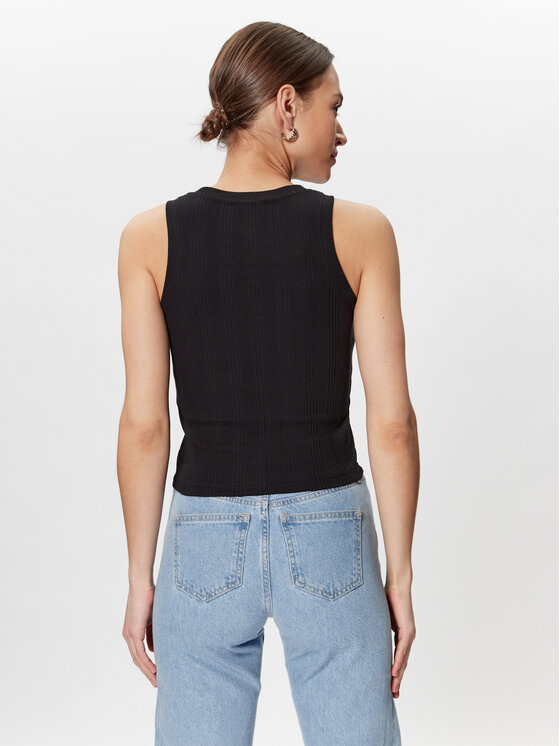 Gina Tricot Gina Tricot Top Bonnie 16649 Schwarz Regular Fit
