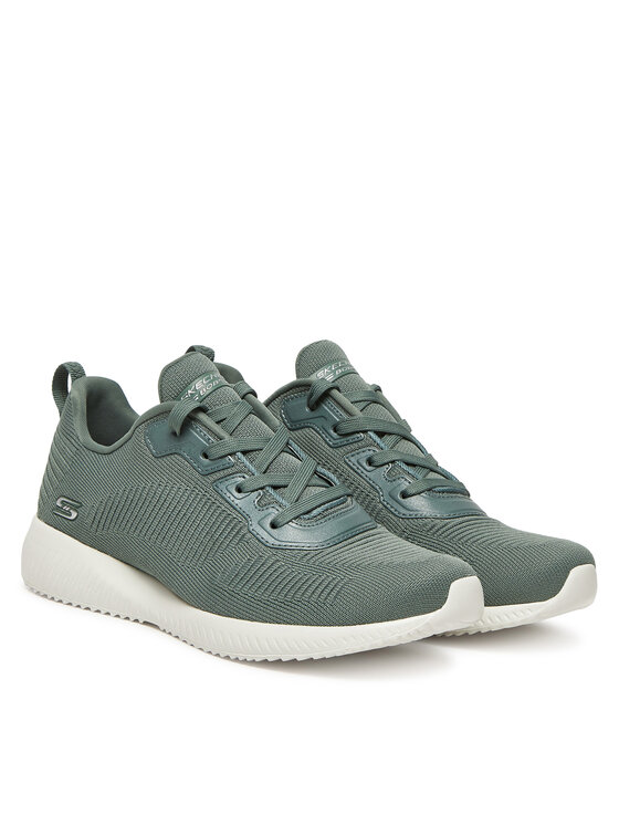Skechers Skechers Tenisice Bobs Squad-Tough Talk 32504/SAGE Zelena