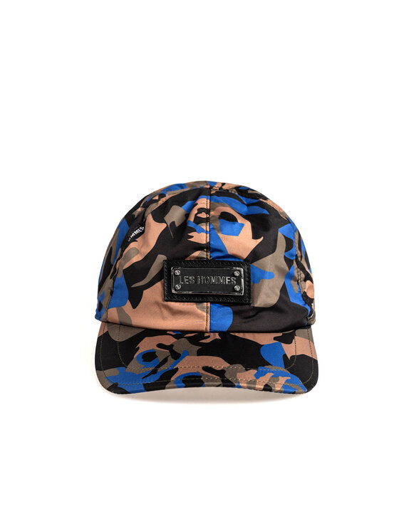 Les Hommes Les Hommes Καπέλο Jockey LLA635-286U | Basseball Cap with Metal Logo Μαύρο