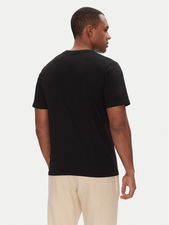 Pepe Jeans Pepe Jeans T-Shirt Flag PM509720 Černá Regular Fit