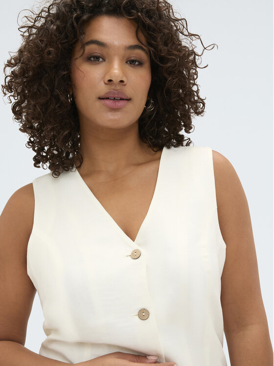 Fiorella Rubino Fiorella Rubino Vestito da giorno 7074T001754N0S1 Bianco Slim Fit