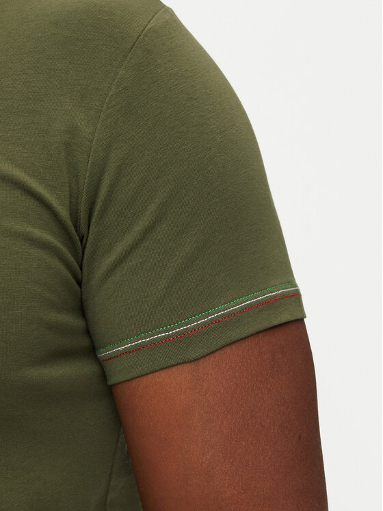 Aeronautica Militare Aeronautica Militare T-Shirt AM1UTI004 Zelená Slim Fit