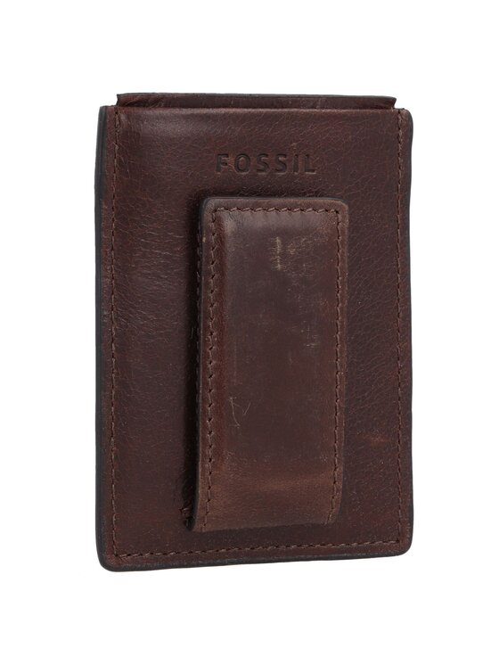 Fossil Fossil Etui na karty kredytowe 265308 Brązowy