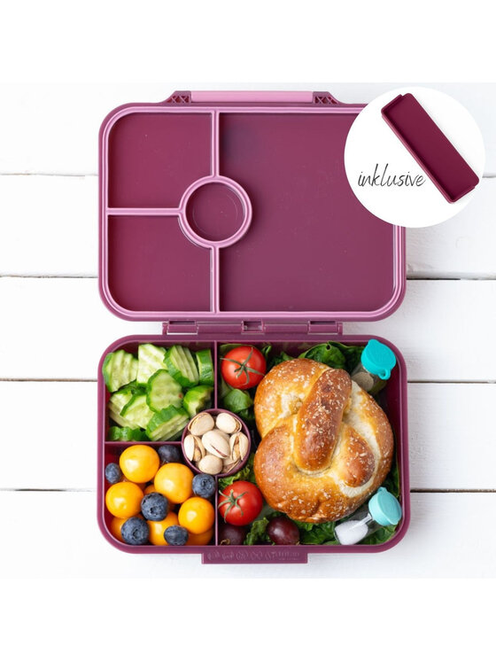 Lekkabox Lekkabox Lunchbox Classic Bordowy