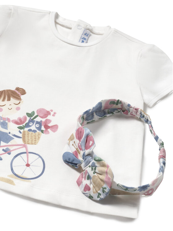 Mayoral Mayoral T-krekls 1044 Balts Regular Fit