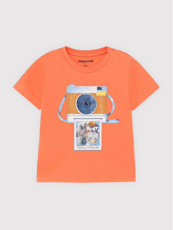 T-shirt 1003 Arancione Regular Fit