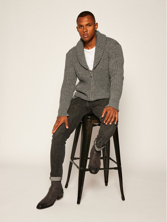 Maglione Shield 3 Grigio Regular Fit