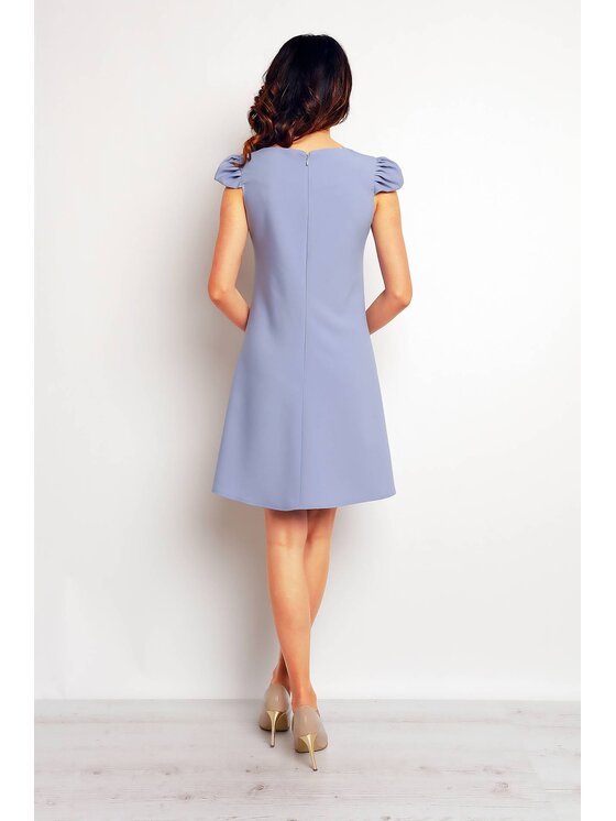 Infinite You Infinite You Sukienka letnia M093 Niebieski Basic Fit