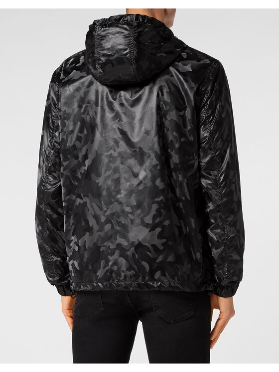 PHILIPP PLEIN PHILIPP PLEIN Větrovka 9789 Černá Regular Fit