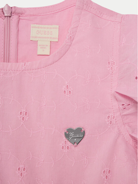 Guess Guess Ежедневна рокля K5GK12 WH710 Розов Regular Fit