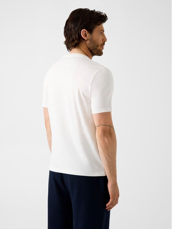 Guess Guess Tricou 183445 Alb Classic Fit