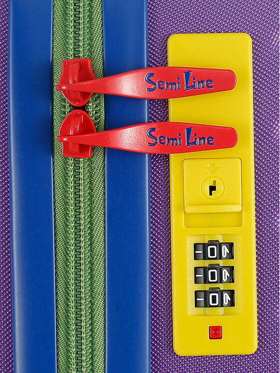 Semi Line Semi Line Velik kovček T5940-3 Vijolična