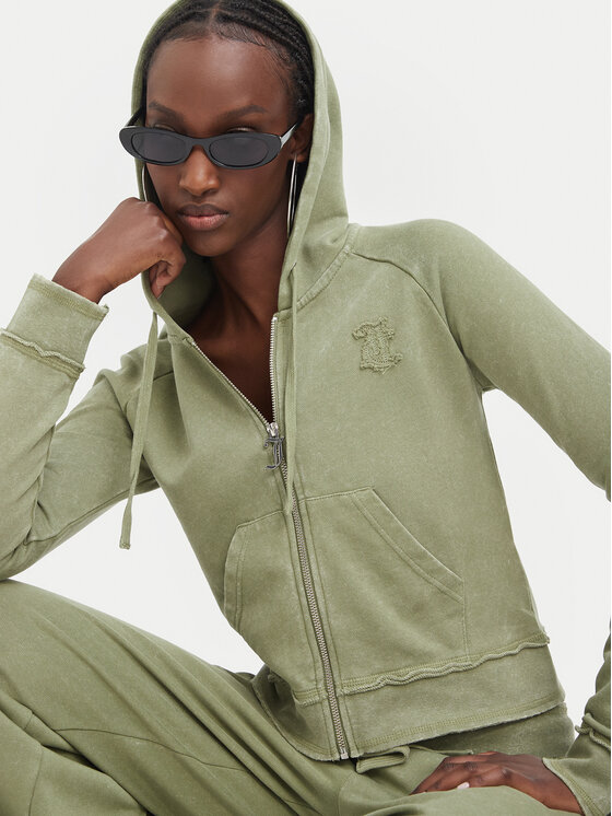 Juicy Couture Juicy Couture Majica dugih rukava JCWAS226320 Kaki Regular Fit