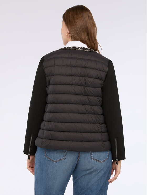 Fiorella Rubino Fiorella Rubino Kurtka puchowa F440T001341N033 Czarny A-Line Fit