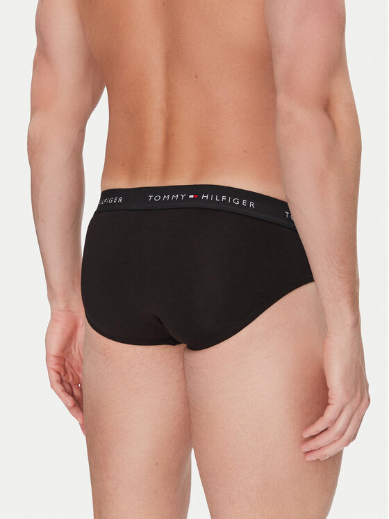 Tommy Hilfiger Tommy Hilfiger Souprava slipů UM0UM03471 Černá