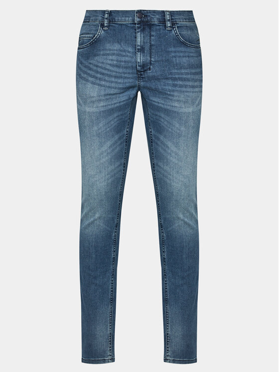 Sisley Jeans Hlače 4Y7V576L9 Modra Skinny Fit