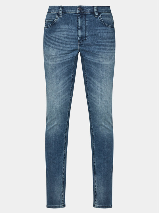 Sisley Sisley Τζιν 4Y7V576L9 Μπλε Skinny Fit