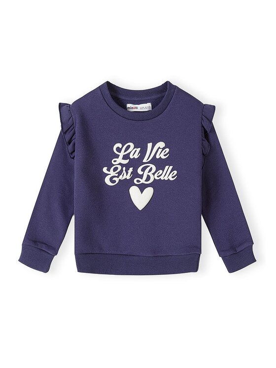 minoti minoti Komplet dresowy 32FLEECE121 Granatowy Regular Fit