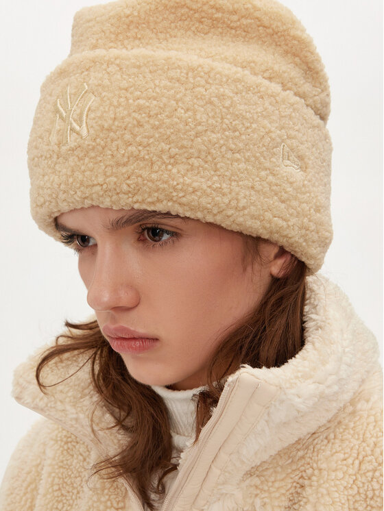 New Era New Era Шапкa Borg New York Yankees Cuff Knit Beanie 60580756 Бежевий