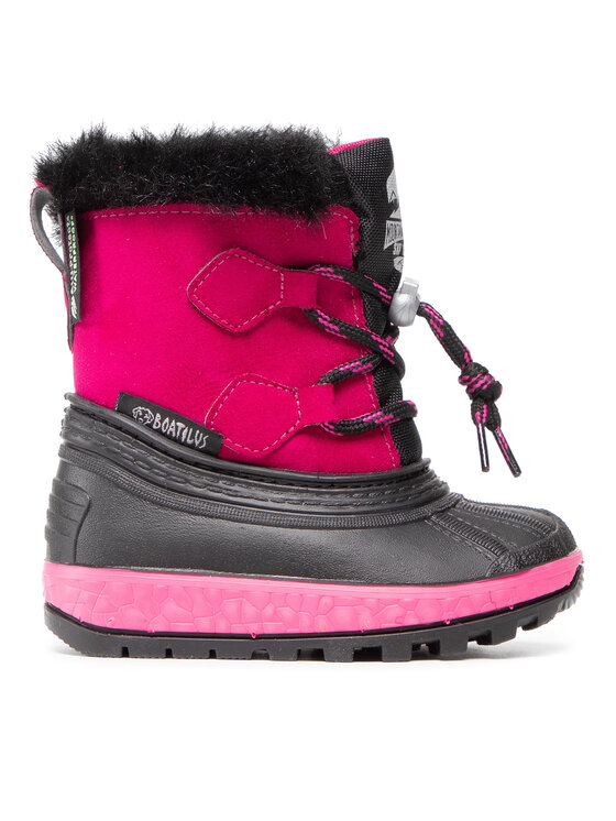 Boatilus Boatilus Снігоходи Kd Joggy Sint Leather Boot NJ16 VAR.21ZU Рожевий