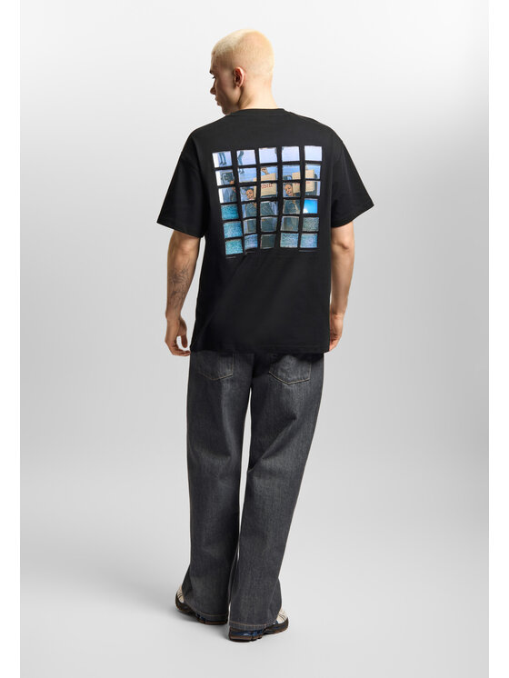 PROSTO. PROSTO. T-Shirt CC TV Czarny Oversize