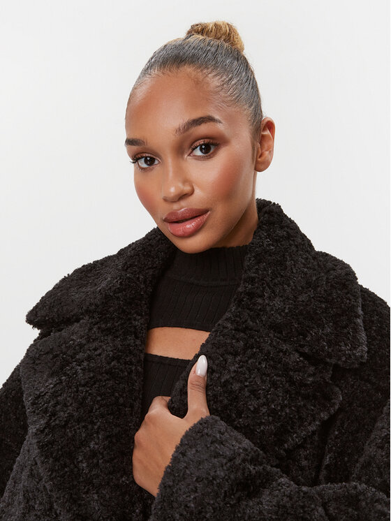 HUGO Hugo Fellmantel Mewona-1 50498147 Schwarz Oversize