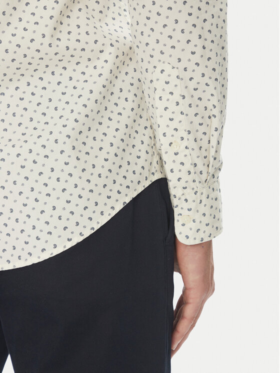 Tommy Hilfiger Tommy Hilfiger Košile MW0MW38559 Béžová Slim Fit
