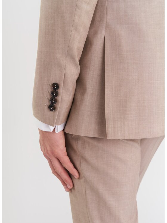 Pako Lorente Pako Lorente Marynarka P24SP-3G-010 Beżowy Slim Fit