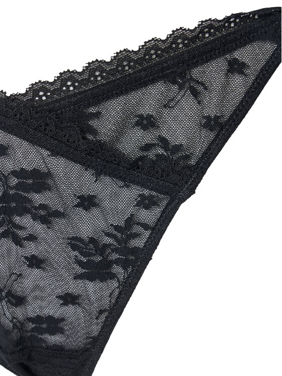 Hunkemöller Hunkemöller Stringové nohavičky Darcy 302365 Čierna