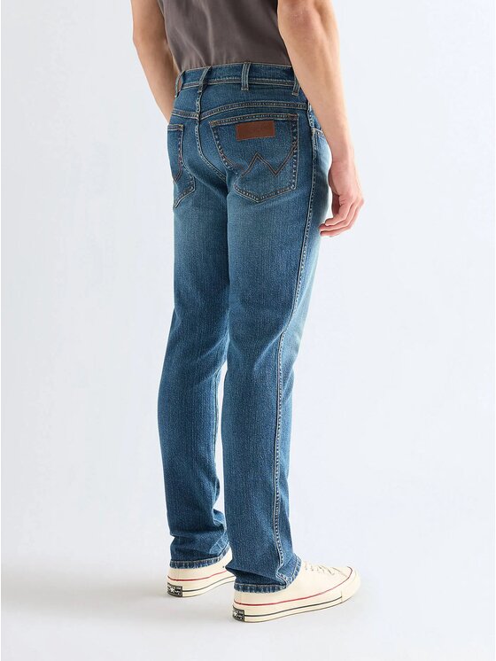Wrangler Wrangler Jeansy TEXAS SLIM Niebieski Slim Fit