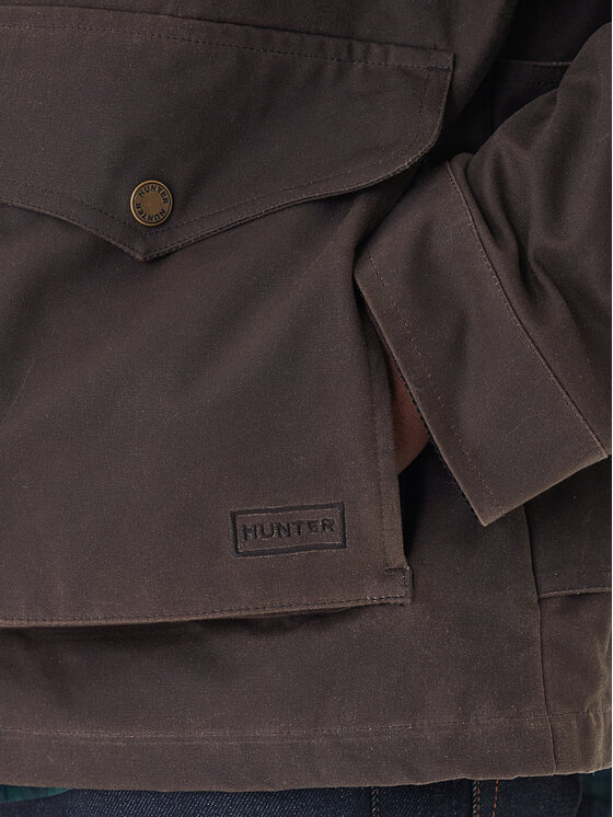 Hunter Hunter Kurtka przejściowa Duggan HARM0072251 Brązowy Relaxed Fit