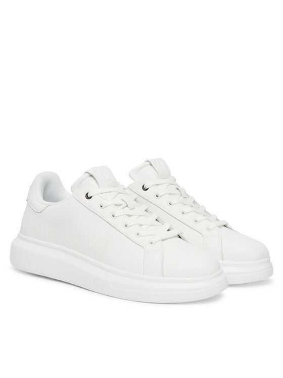 Just Cavalli Just Cavalli Sneakersy 80QA3SBA ZPC16 Bílá