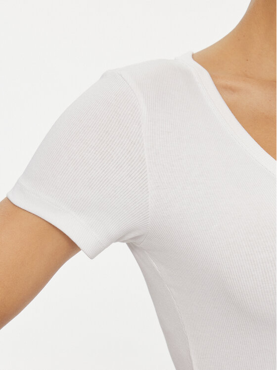 Tommy Jeans Tommy Jeans T-shirt Essential DW0DW17385 Bijela Slim Fit