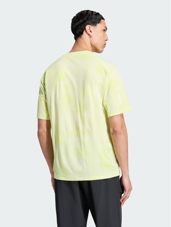 adidas adidas Koszulka techniczna 168291 Żółty Regular Fit
