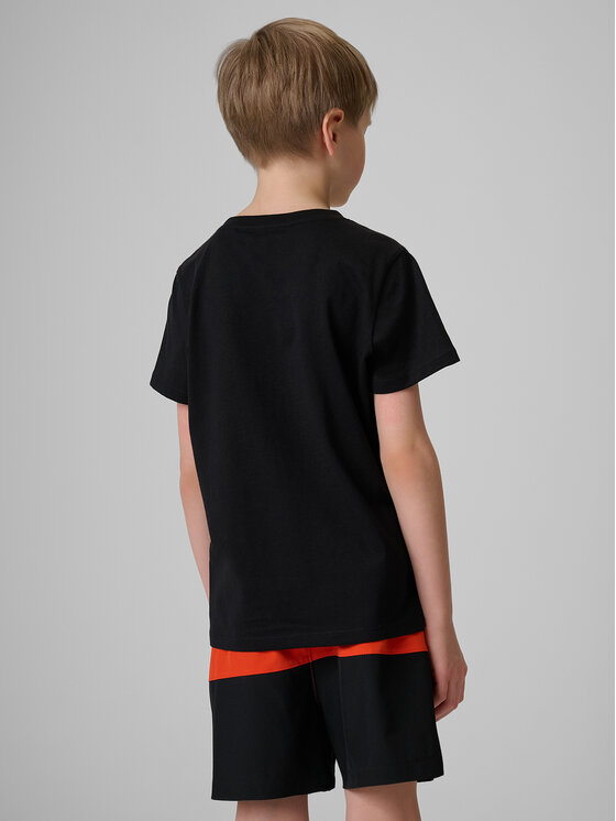 4F 4F T-Shirt BEACHSIDE CHILL Czarny Loose Fit