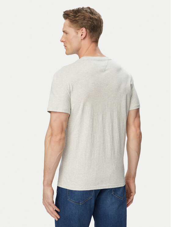 Tommy Jeans Tommy Jeans T-shirt Graphic DM0DM23376 Svijetlo siva Slim Fit