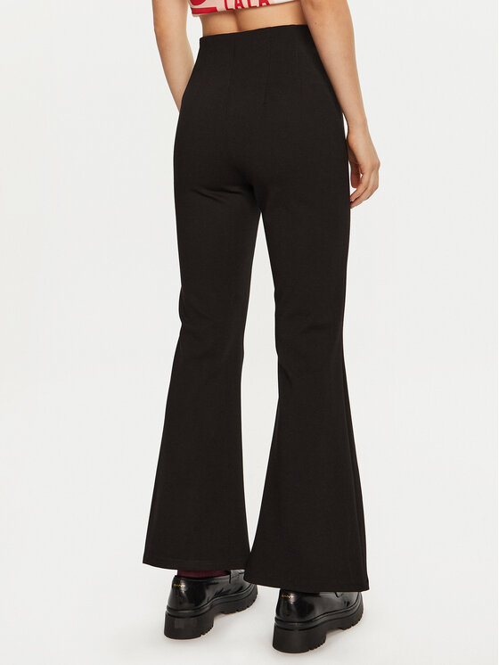 Vero Moda Vero Moda Legginsy Augusta 10313053 Czarny Flared Fit