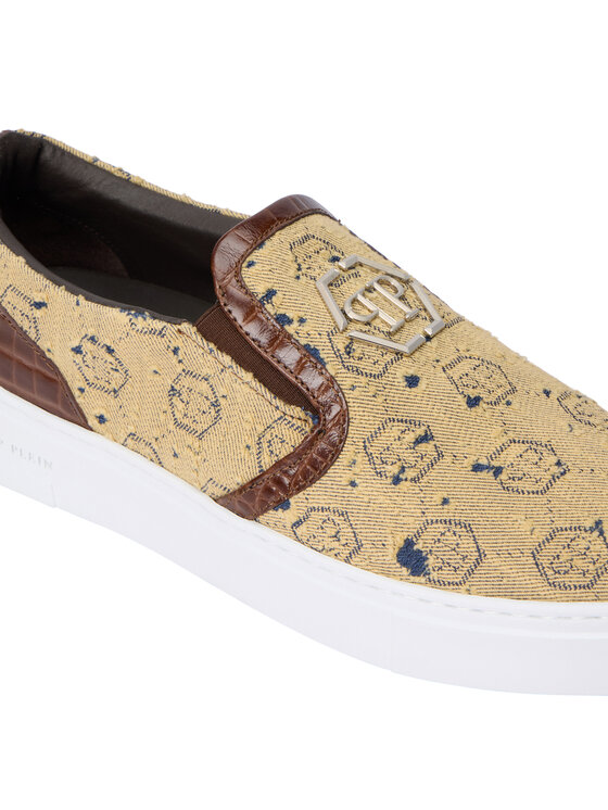 PHILIPP PLEIN PHILIPP PLEIN Sneakersy 30266 Brązowy