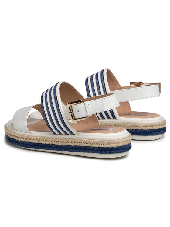 Geox Geox Espadryle D S. Leelu'e D02GFE 04311 C0006 Biały
