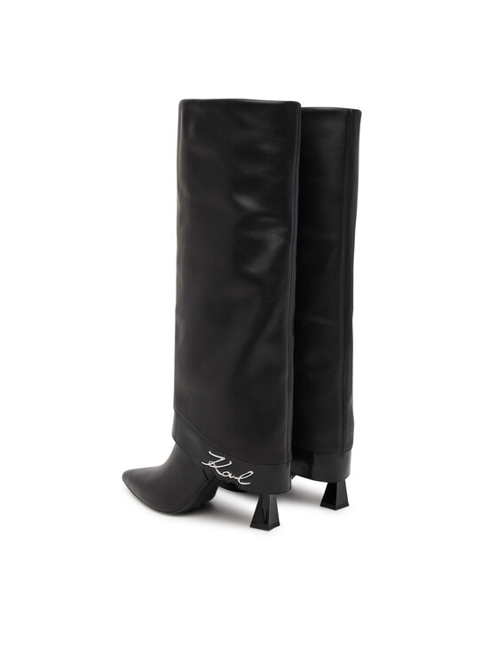 KARL LAGERFELD KARL LAGERFELD Ботуши KL32081 Черен