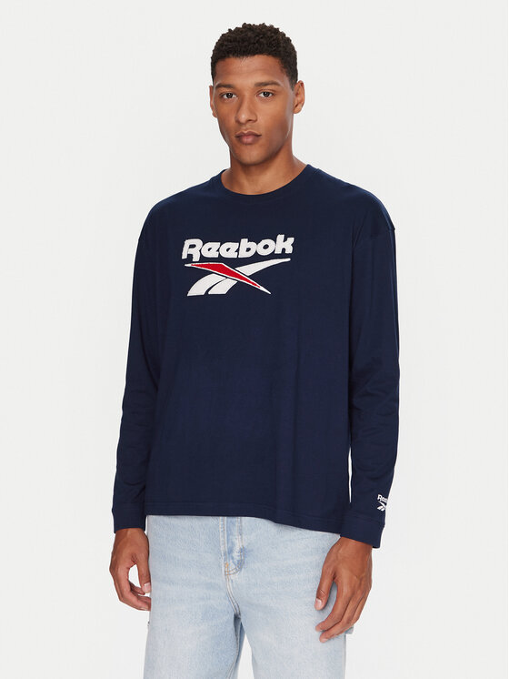 Reebok Reebok Longsleeve RK25155CCM Bleumarin Regular Fit