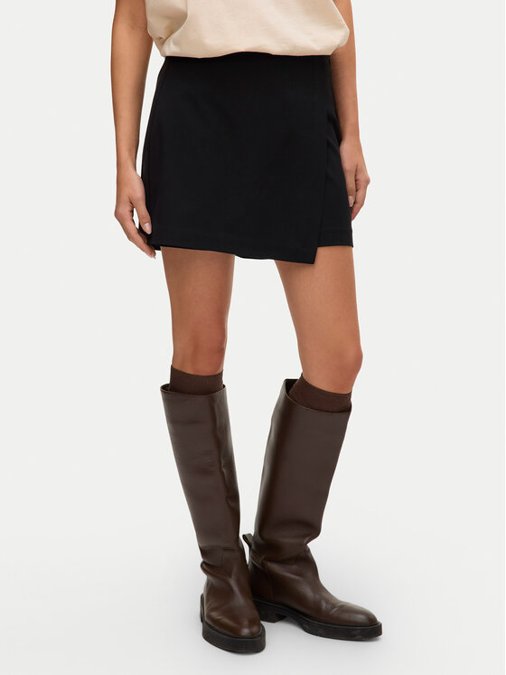 Vero Moda Vero Moda Szoknya-rövidnadrág Melina 10332054 Fekete Loose Fit