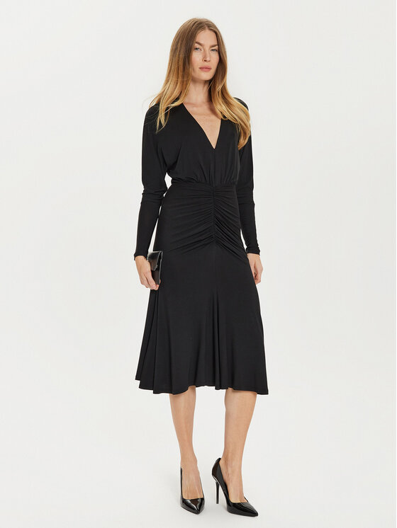 PINKO PINKO Sukienka dzianinowa 104455 A29B Czarny Regular Fit