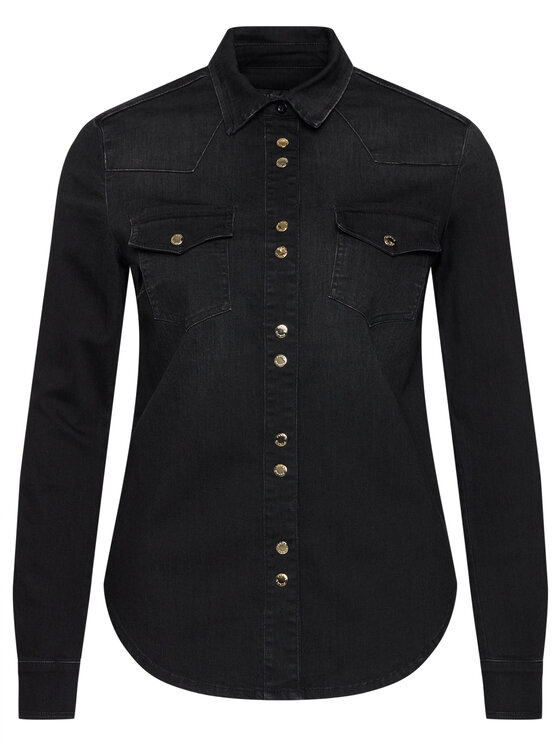 PINKO Pinko Koszula Caroline 20202 PDEN 1J10JA. Y64W Czarny Slim Fit