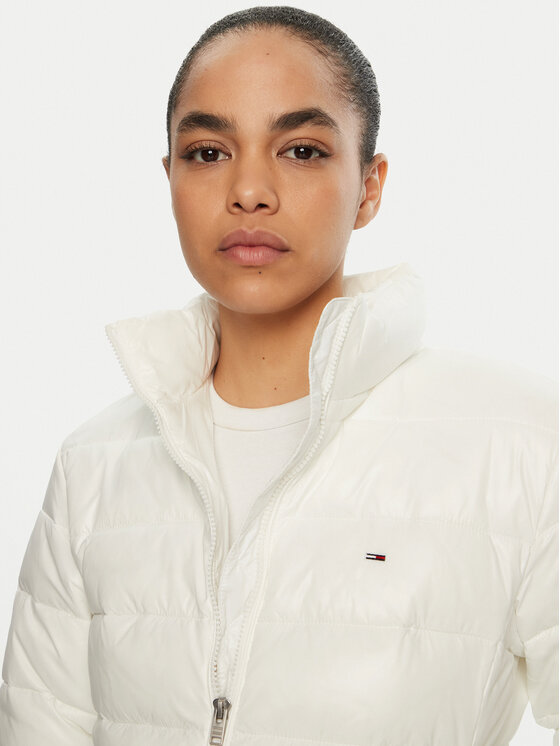 Tommy Jeans Tommy Jeans Kurtka zimowa Essential DW0DW19312 Écru Regular Fit