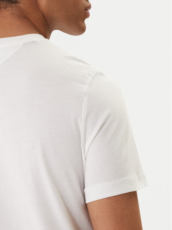 Tommy Hilfiger Tommy Hilfiger T-Shirt Brand Love Big Text MW0MW42369 Weiß Regular Fit