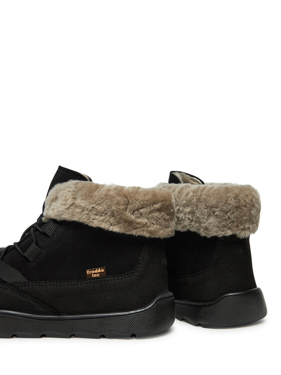 Froddo Froddo Μποτίνια Zeru Tex Cosy Barefoot G3110258-5 D Μαύρο