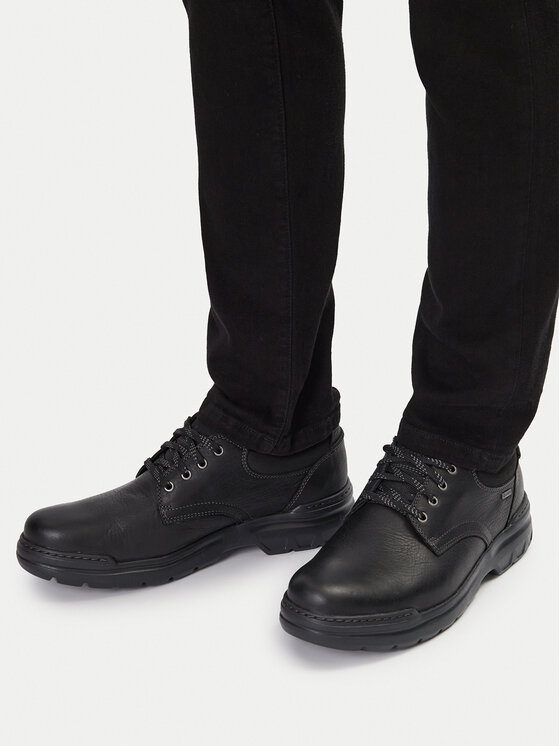 Clarks Clarks Pusbačiai Rockie Walk Gtx Gore-Tex 261734647 Juoda