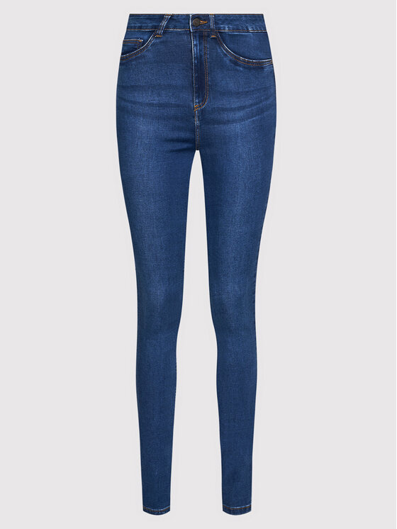 Noisy May Noisy May Jeans Callie 27007979 Dunkelblau Skinny Fit
